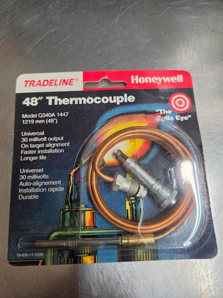 Honeywell Q340A1447 Thermocouple, 48 in, 30 mV