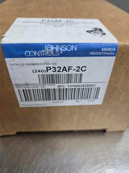 Johnson Controls P32AF-2C Differential Pressure Switch, 0.05–5 in WC
