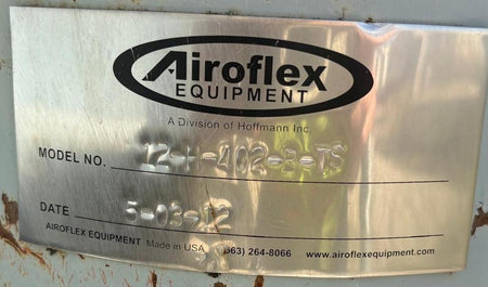 Airoflex 12-H-402-B-TS hydraulic truck dumper; receiving hopper excluded from sale.