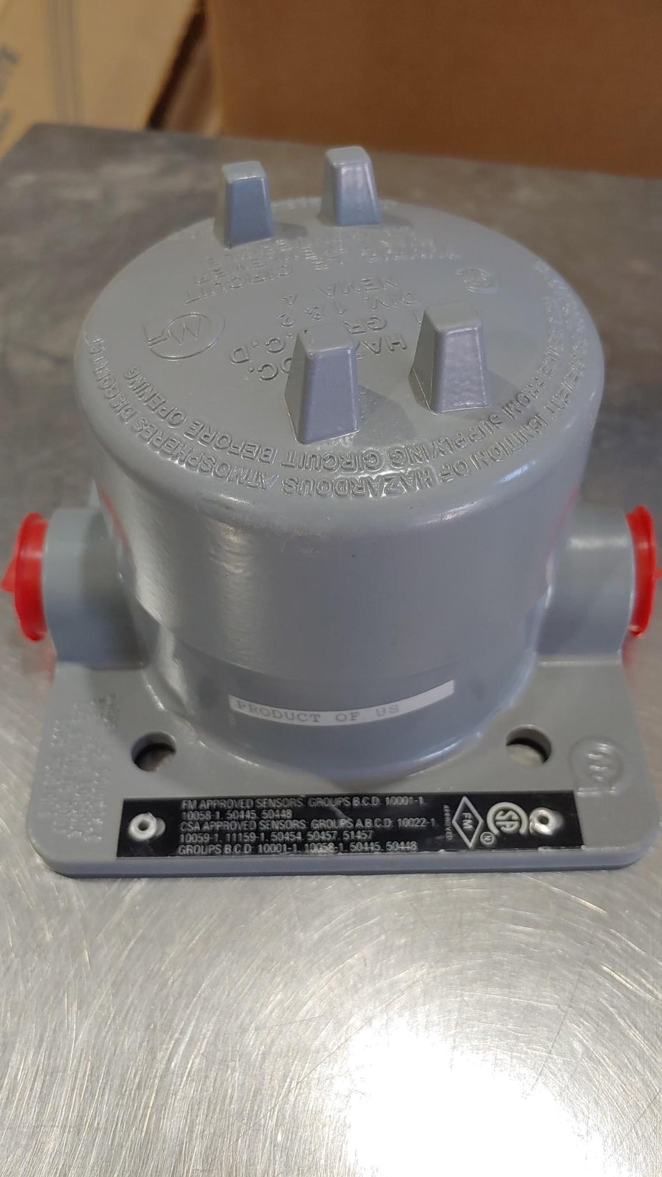 General Monitor 10252 ROUND ALUMINUM JUNCTION BOX