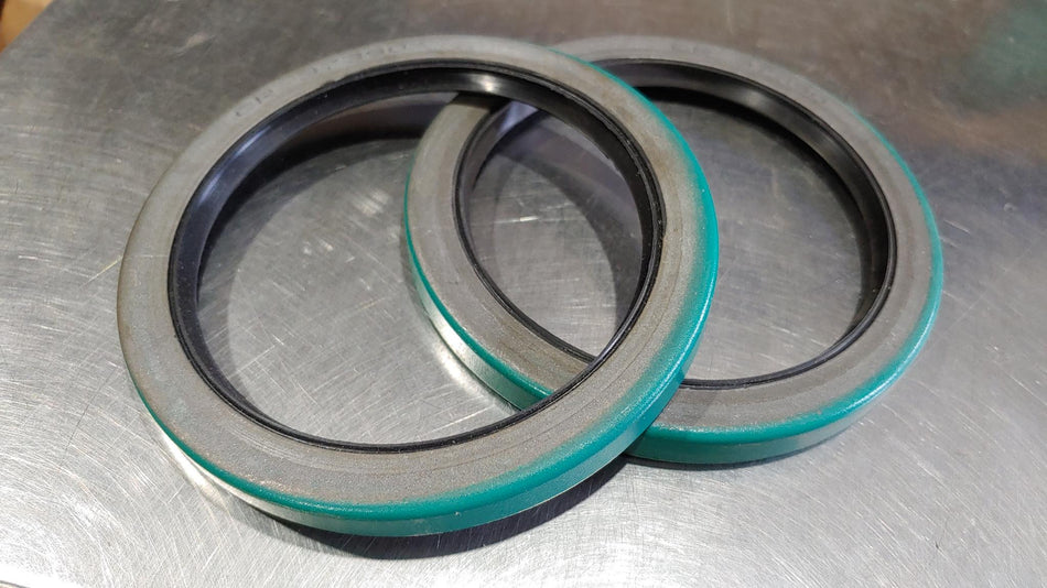 (Lot of 2) CR Seals  37390 Double Lip Oil Seal  3.750 in Shaft Dia., 4.751 in OD, 0.438 in Overall Width