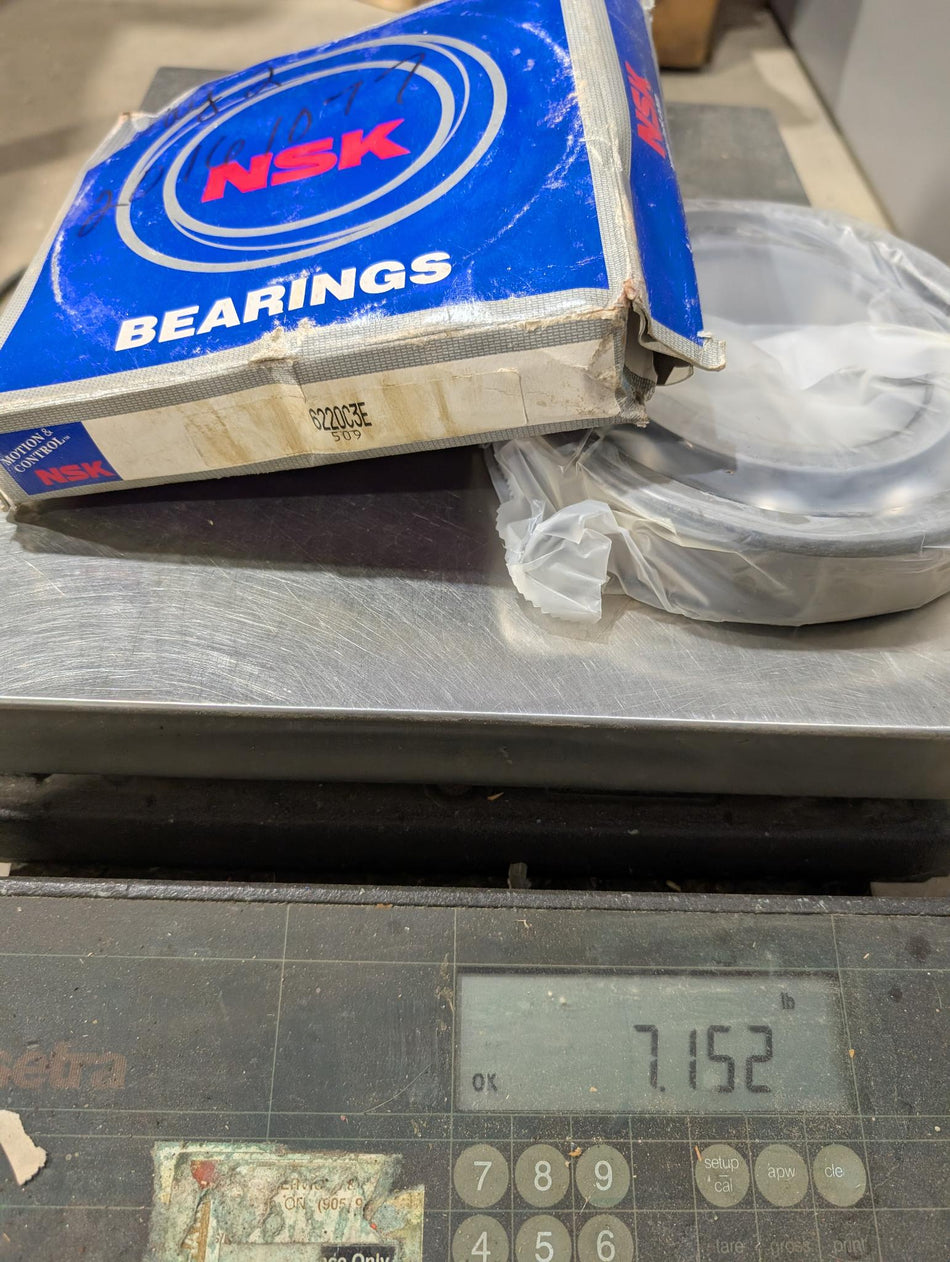 NSK Deep Groove Ball Bearing - 6220C3E - NEW