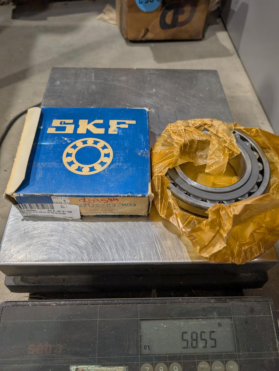 SKF Spherical Roller Bearing- 2217C - NEW