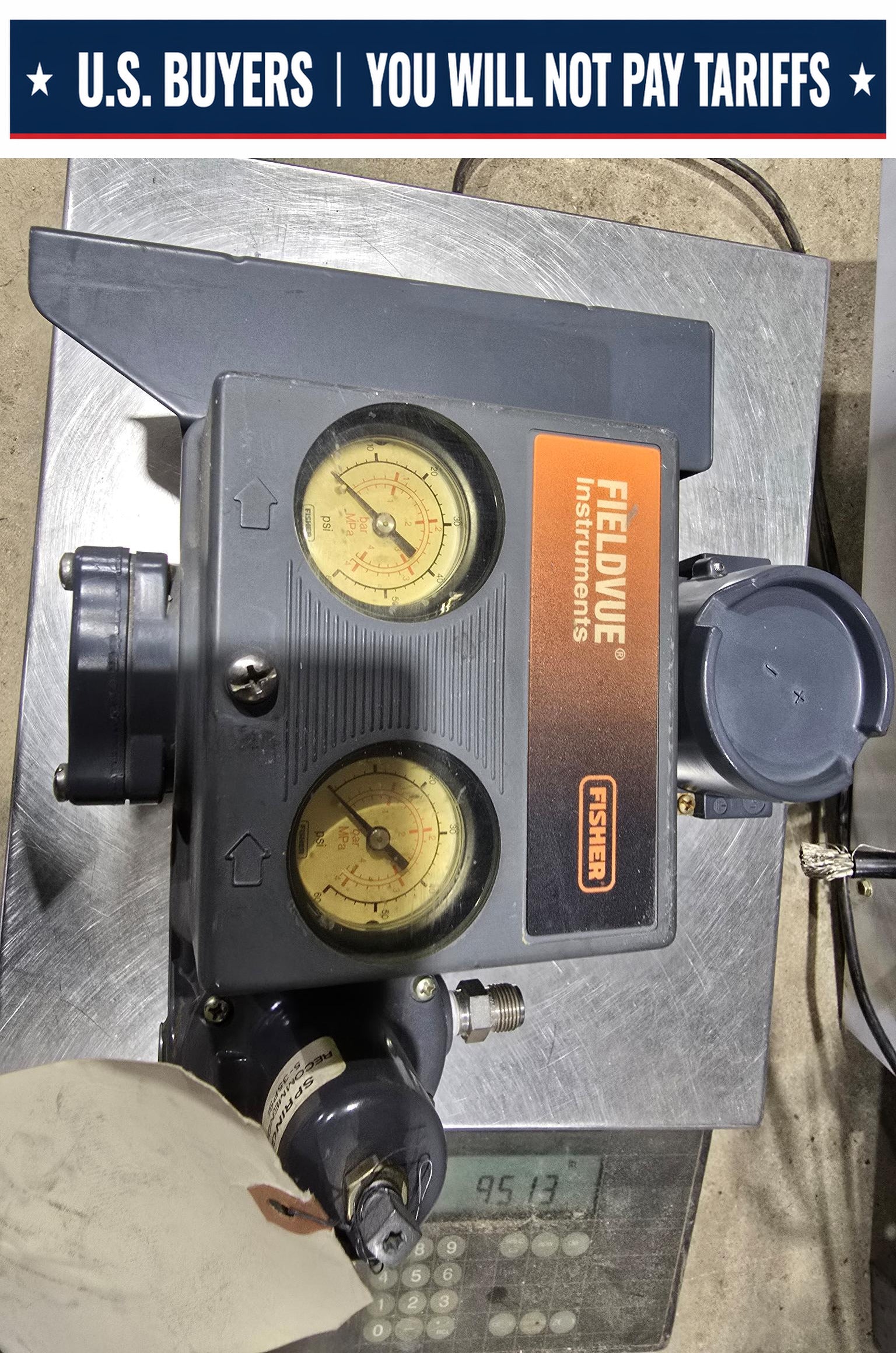 FISHER DVC5010 FIELDVUE VALVE POSITIONER (USED) – ETI Sales