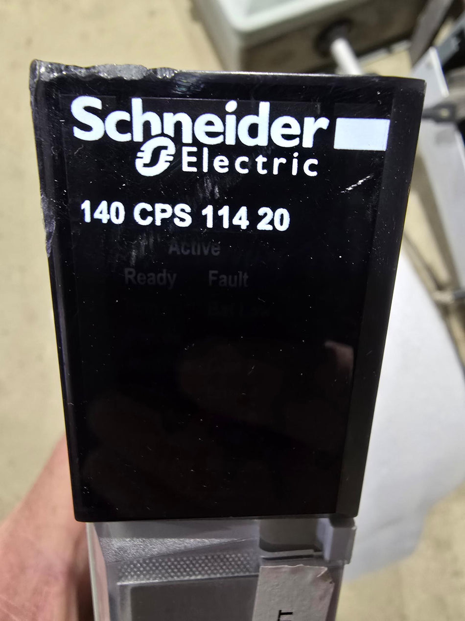 Schneider Electric 140CPS11420 PS 115/230 VAC POWER SUPPLY MODULE (USED)