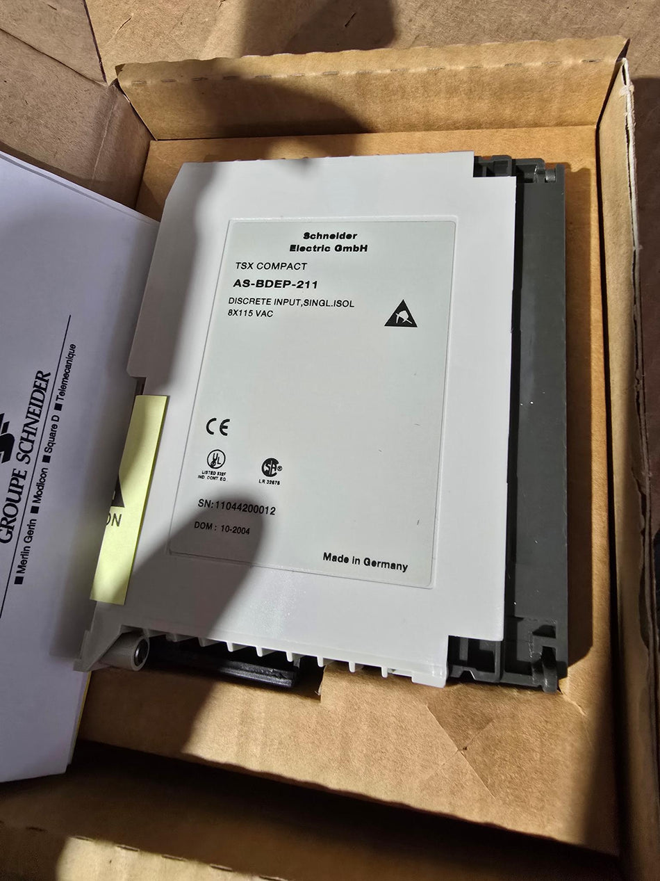 SCHNEIDER ELECTRIC MODICON ASBDEP211  I/O MODULE 8X115 VAC
