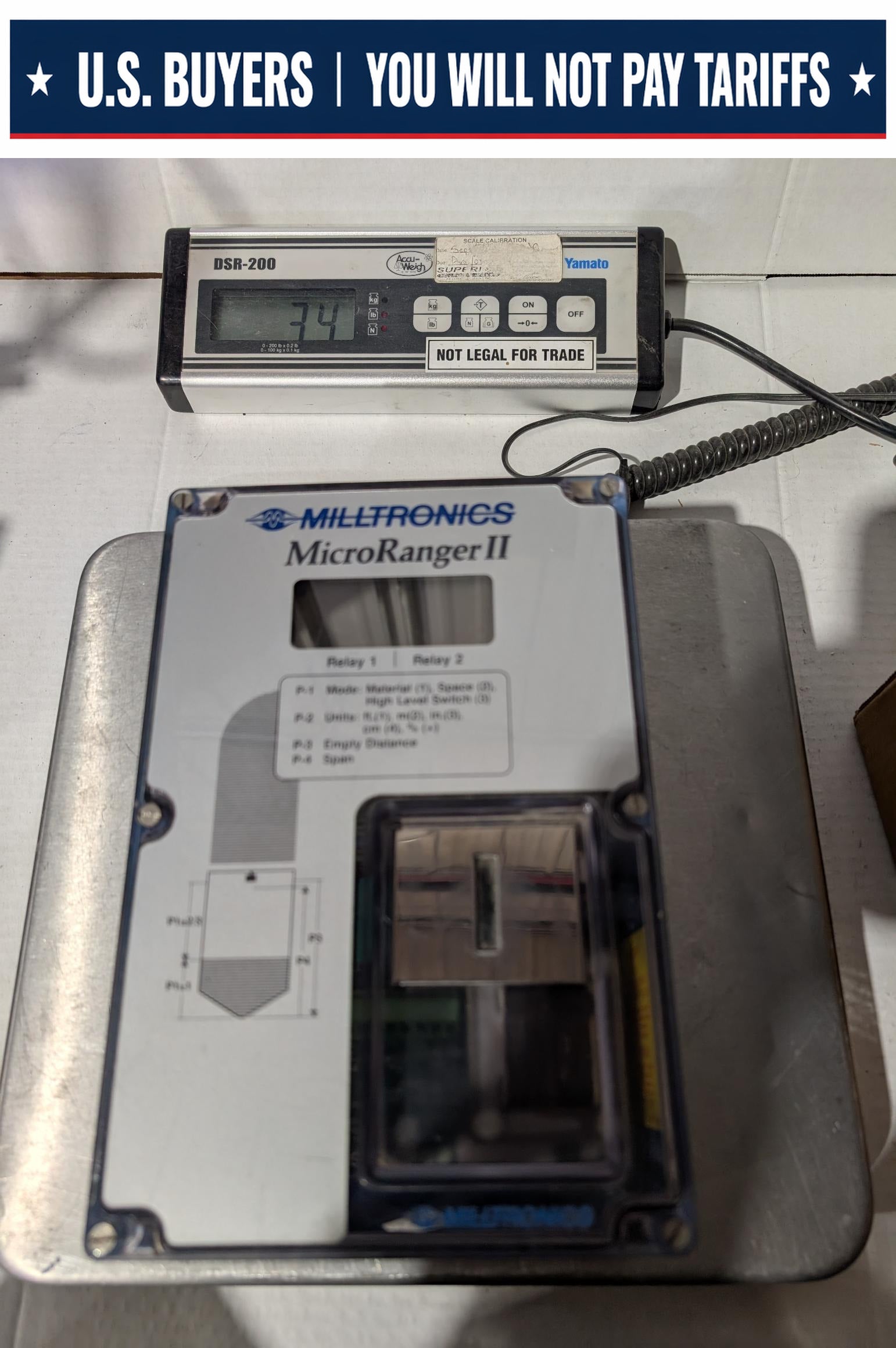Milltronics Ultrasonic Level Monitor MicroRanger II – ETI Sales
