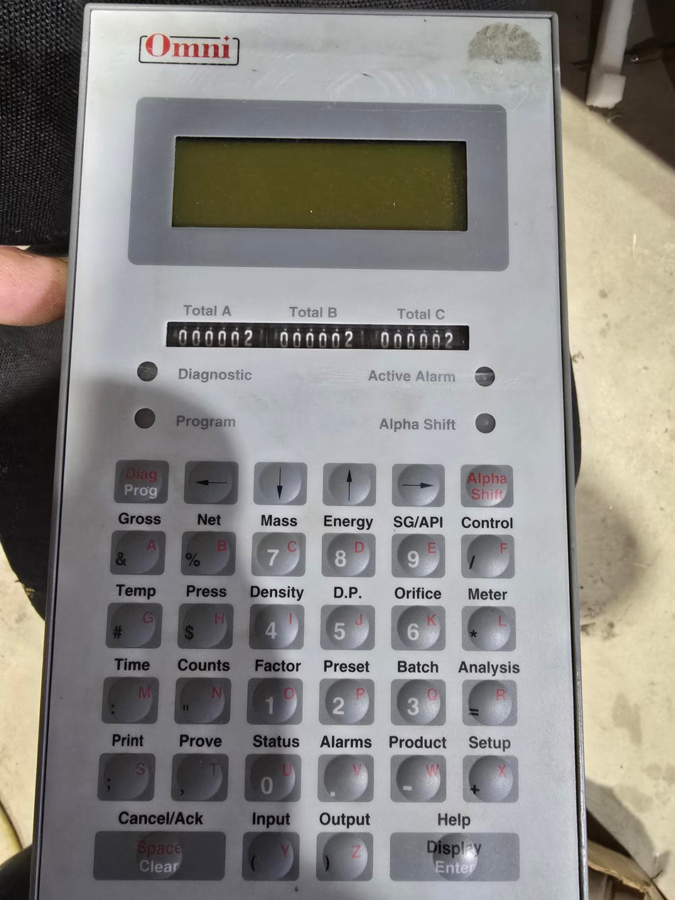 Omni 6000-1d-2s-1e/d-4e Flow Control computer (Used)