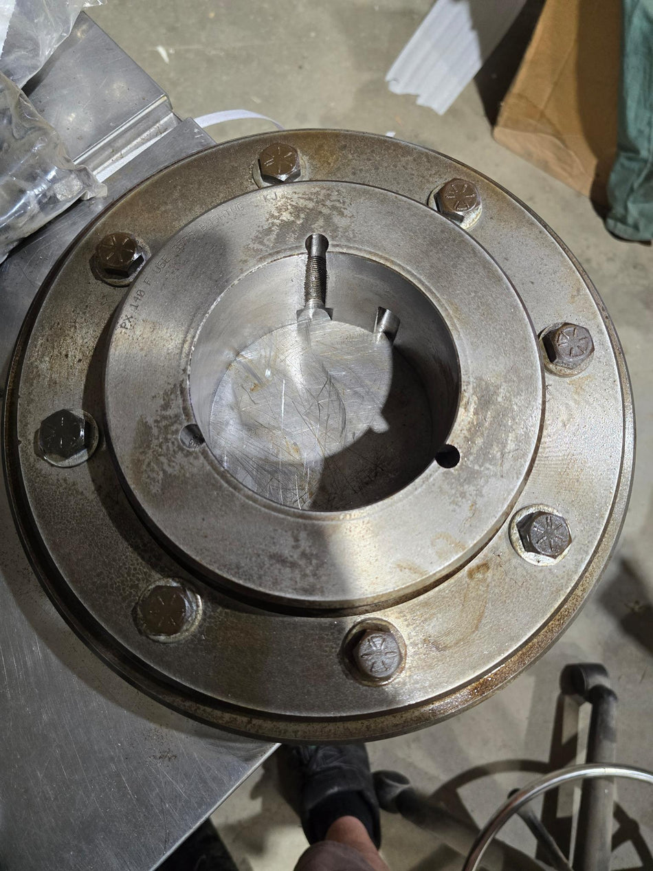 Dodge PX140F TAPER-LOCK FLG ASSY 3535  011154, Tire Coupling Flange Assembly, For Coupling Size: 140, O.D. 12-1/4", Ductile Iron