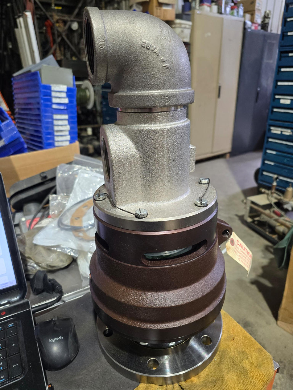 Deublin 6300-002-103 Rotary Union 9" Flange 4.00M 17337 (REPAIRED UNION)