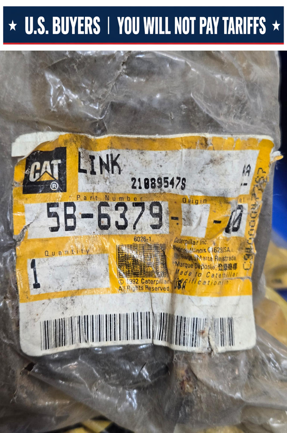 CAT Roller Chain Connector Link 5B-6379