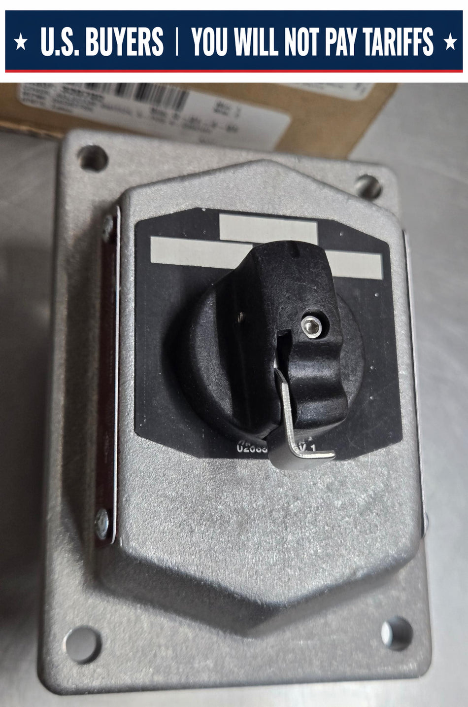 Crouse-Hinds Explosion Proof Front Operated Selector Switch Cover Assembly DSD927 SA, 3 Position