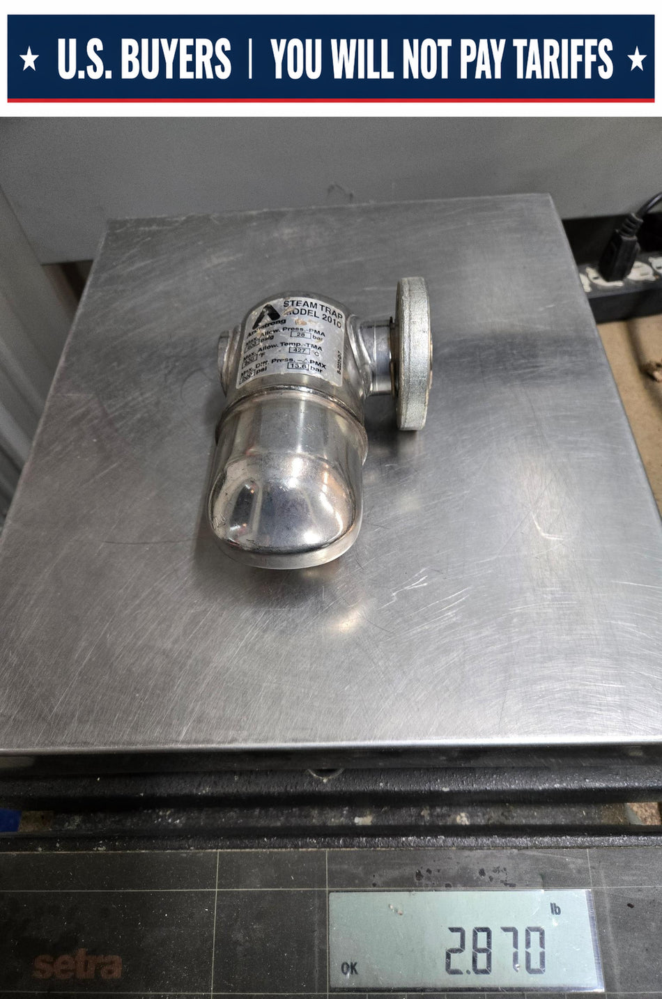 Armstrong 2010 - Steam Trap B2231-D-7, 400 PSI