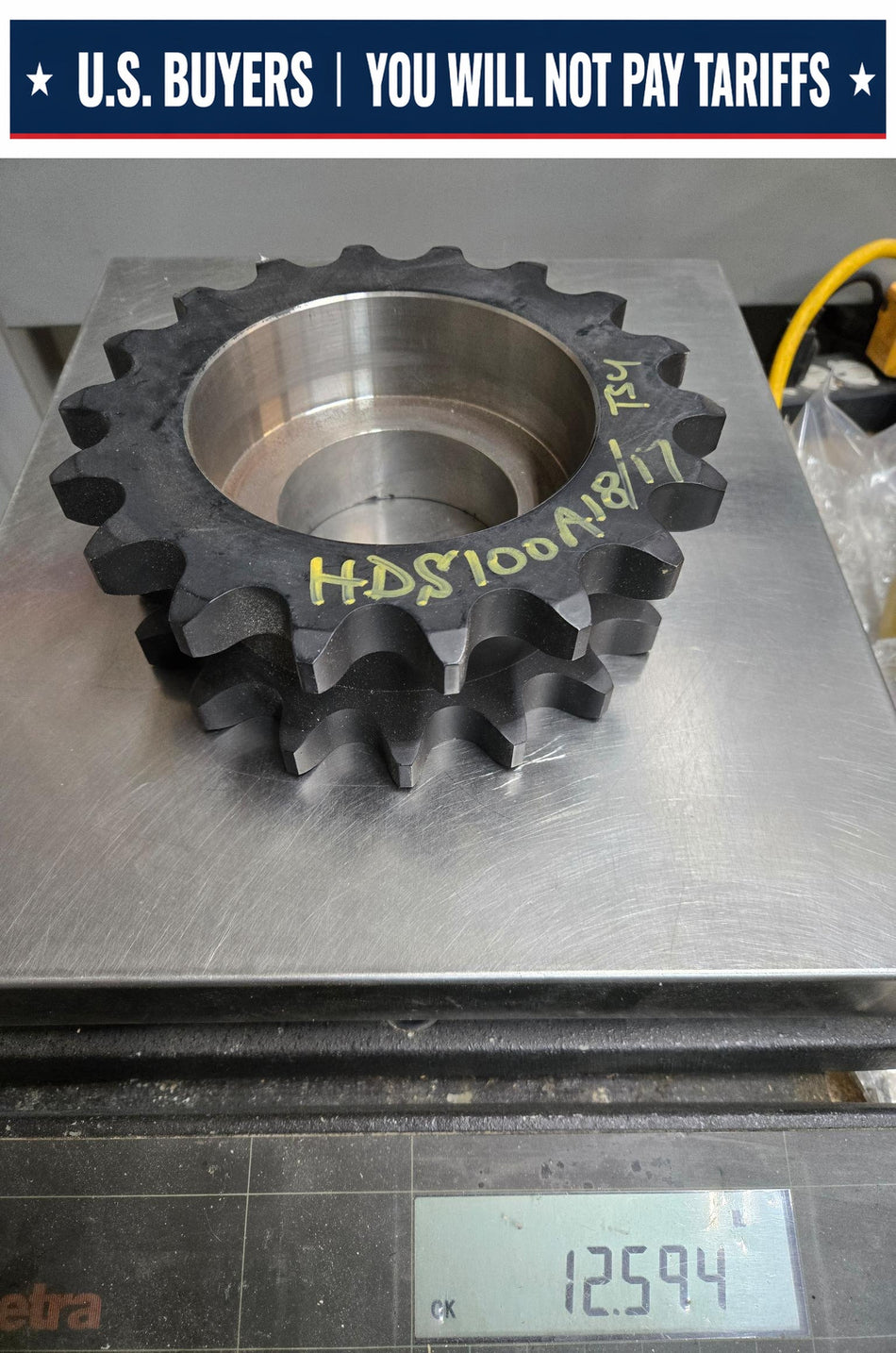 TSUBAKI Split Taper Double Sprocket - HDS100A18-17PL - New