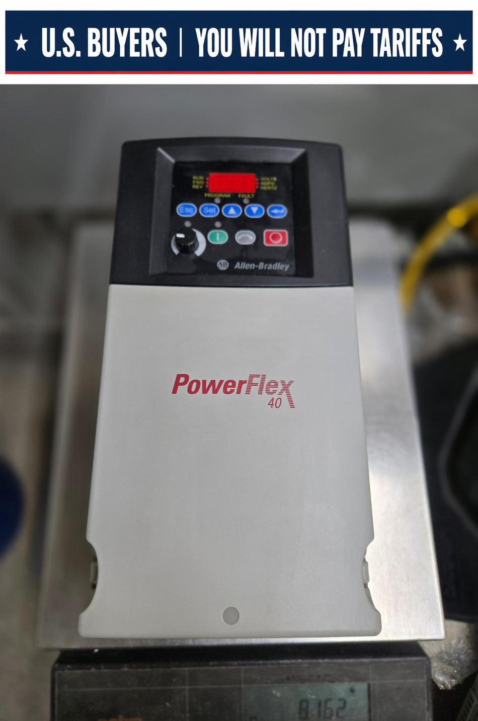 Allen Bradley PowerFlex 40 10 HP Inverter - Variable Frequency Drive - 460-600v, 22B-E012N104
