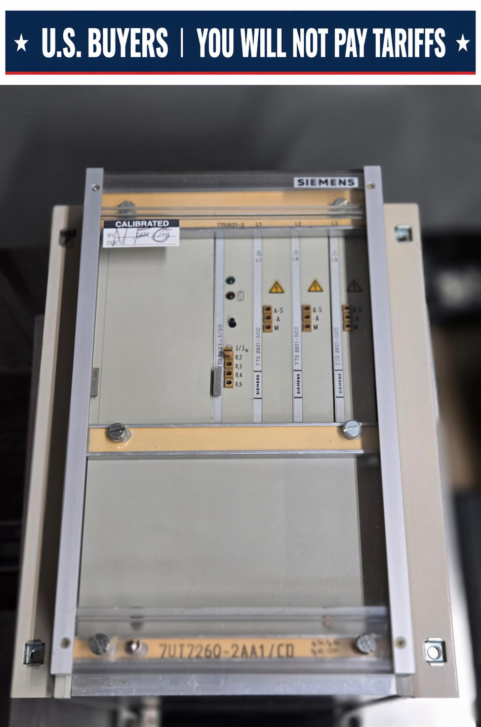 Siemens Relay Control Module 7UT7260-2AA1/CD - Parts Only