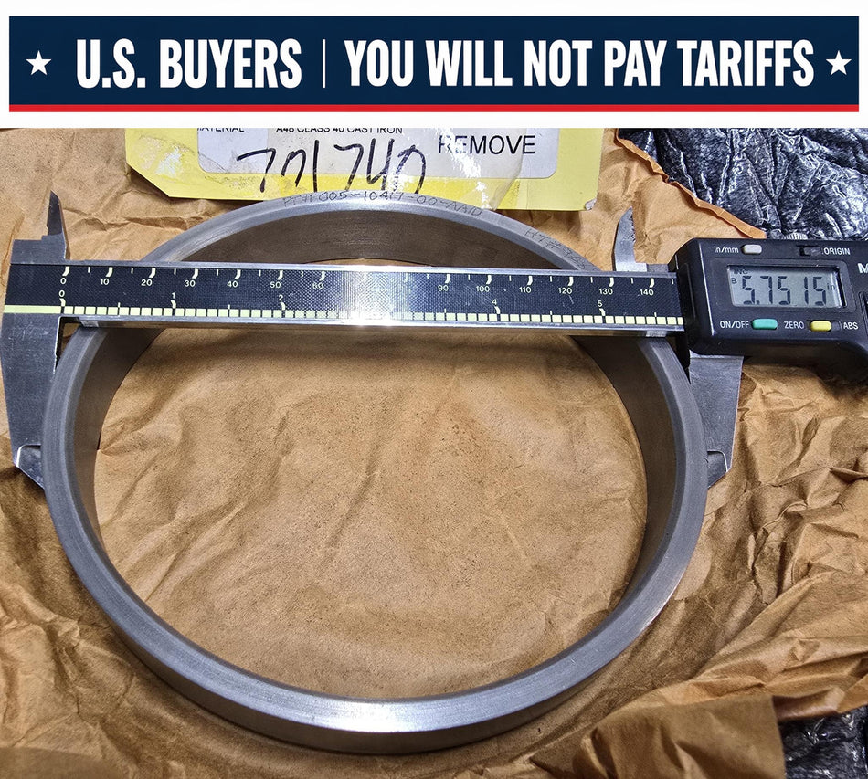 CPC PUMPS 005-10417-00-AA10 WEAR RING CASE A48 CLASS 40 CAST IRON APPROX 5.25" ID X 5.75" OD x 3/4" DEEP