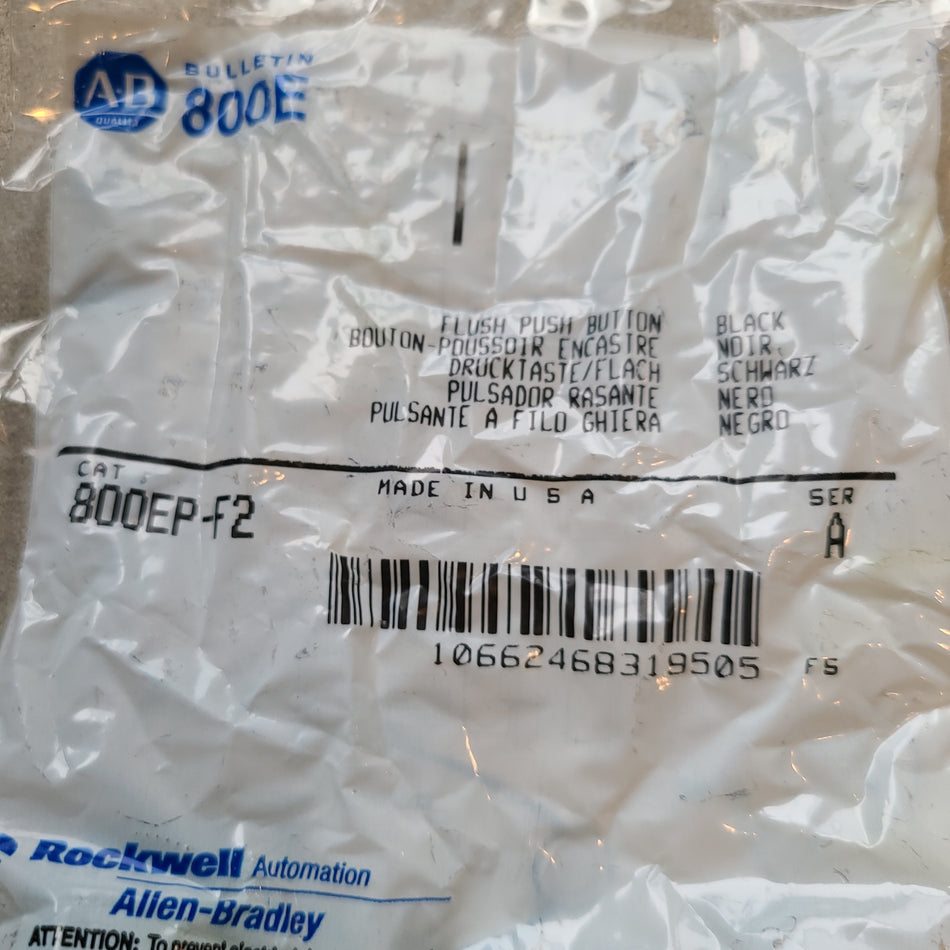 Allen Bradley 800EP-F2 Push Button Operator 800EPF2