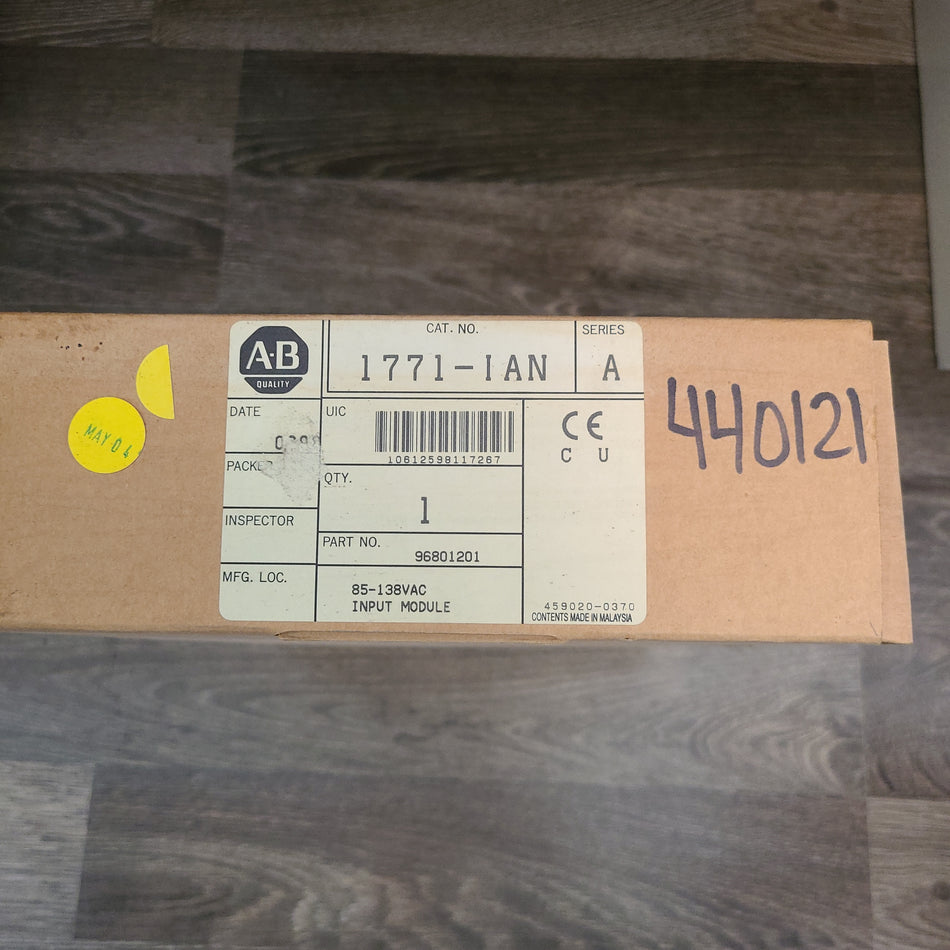 Allen Bradley 1771-IAN Series A