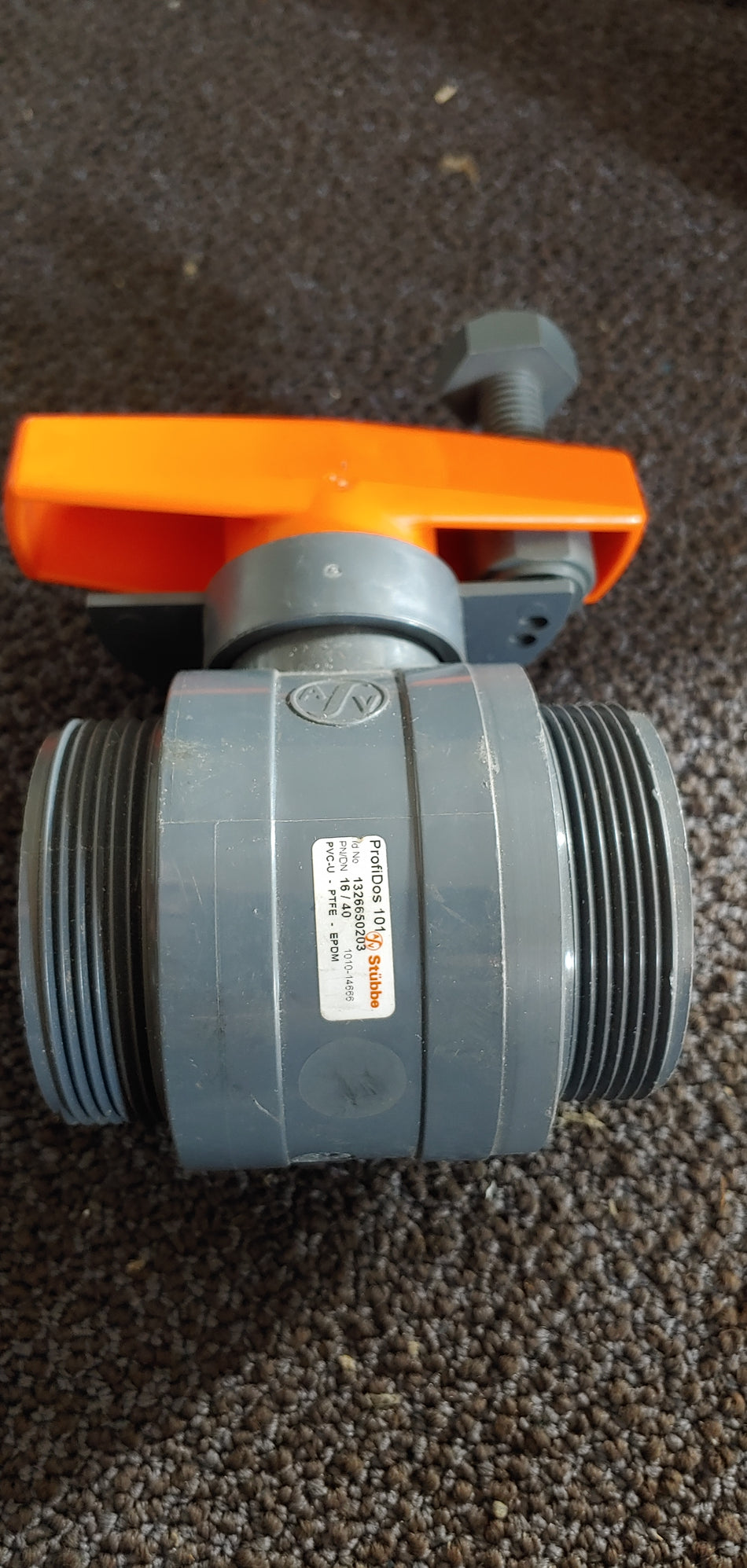 PVC Stubbe ProfiDos 101 Dosing Valve1-1/2"  (Comes as seen in Pictures)