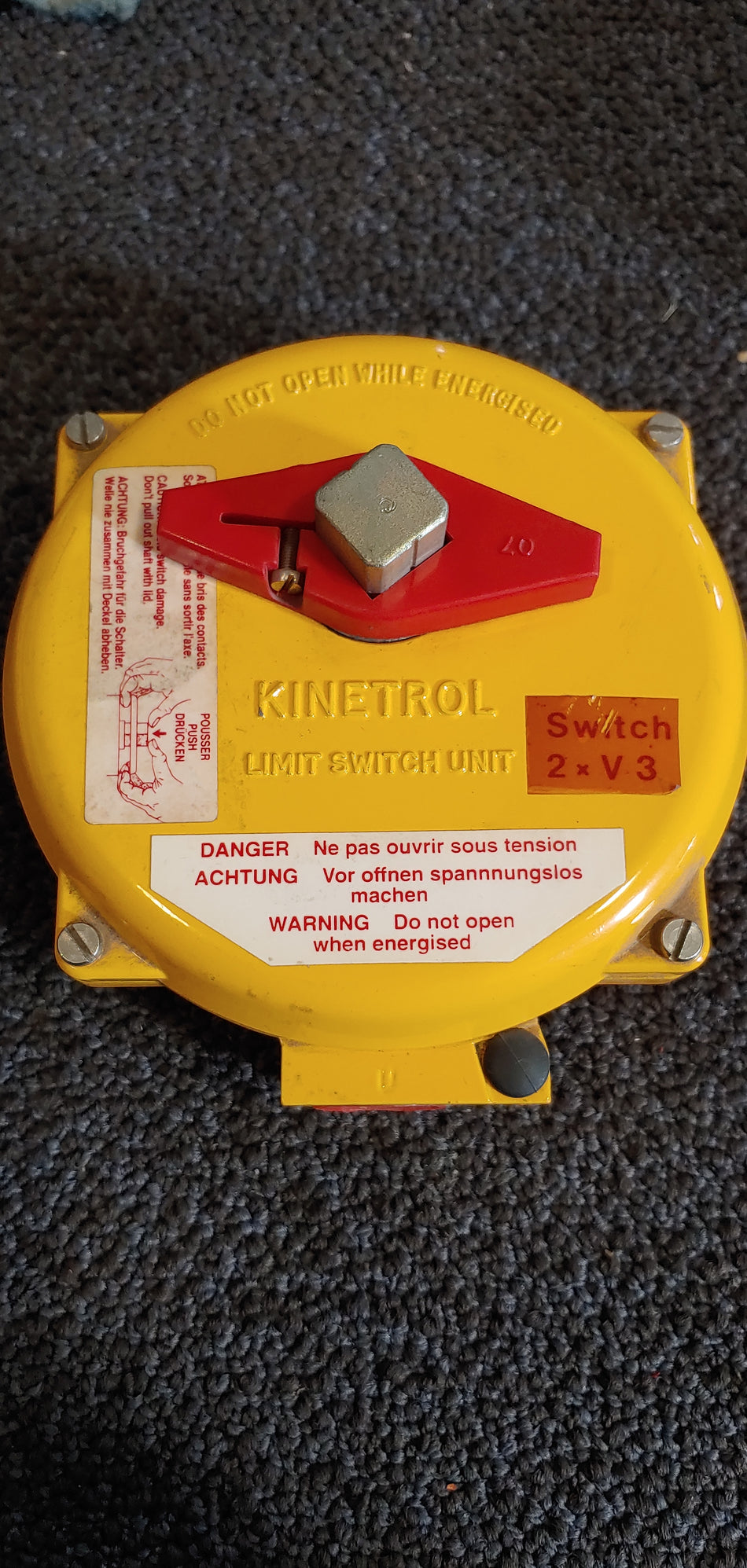 Kinetrol Limit Switch Unit Inlet Air Damper 2 X V3