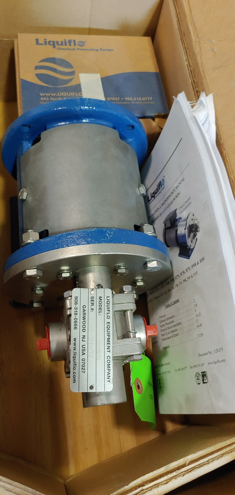 Liquiflo H7RS683EU00V000 Sealed and Mag-drive Close - Coupled Pump