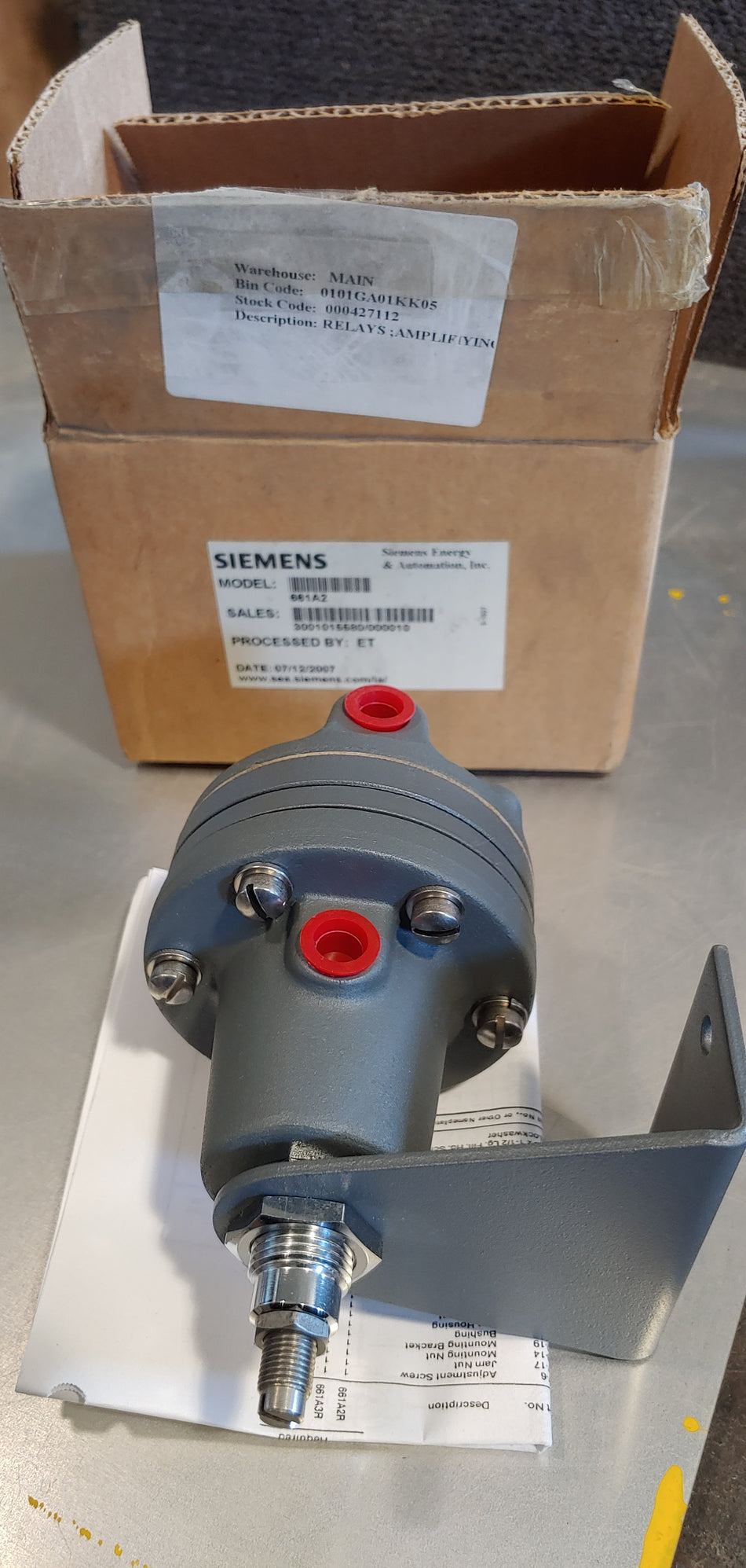 Siemens 661A2 Amplifying Relay