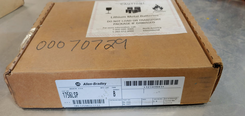 Allen Bradley 1756LSP Ser:B