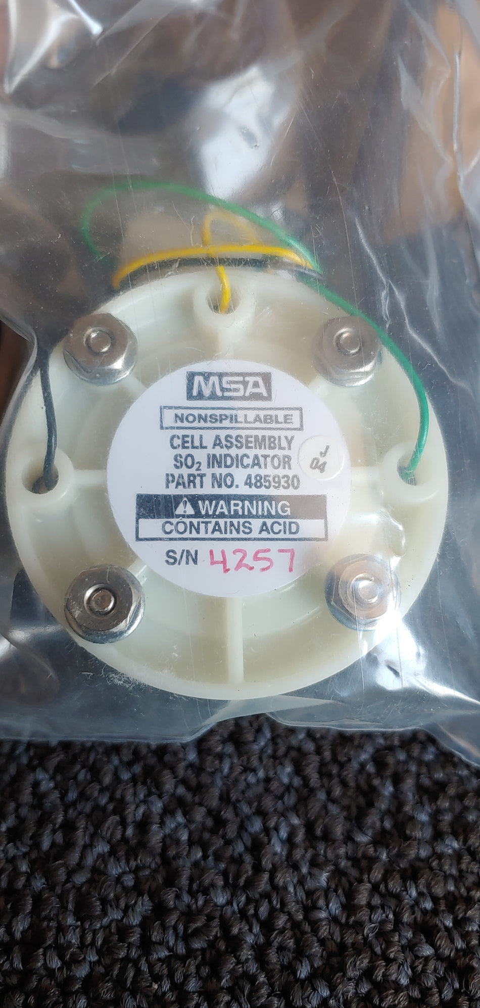 MSA 485930 S02 Indicator Cell Assembly
