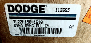 Dodge 113695 TL22H150-1610 Dyna Sync Pulley