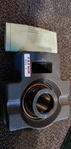Timken (Fafnir) RTU1 Take-Up Ball Bearing Unit - Side Mount, 1.0000 in Bore, Cast Iron Housing, Eccentric Collar, 0.5313 in Slot