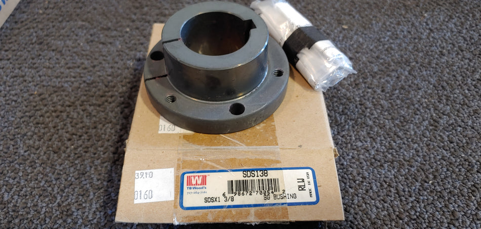 TB Woods SDS138 Quick Disconnect Bushing - SDS Bushing, 1.3750 in Bore, 3.1875 in Flg OD, 1.3125 in LTB