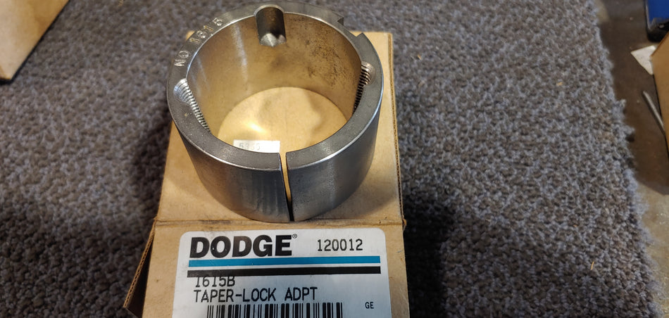 Dodge 1615B Taper Locking Bushing Adapter - Use 1615 Bushing, 2.7500 in OD, 1.5000 in Length, Cast Iron