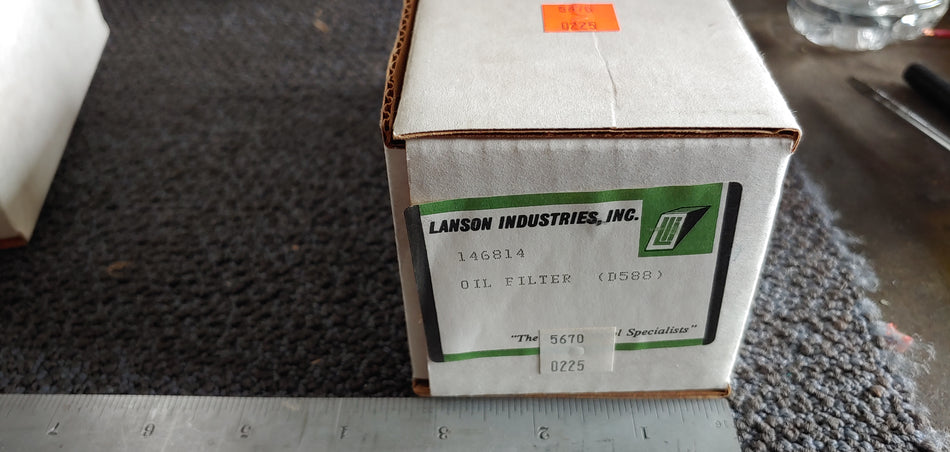 Lanson Industries 146814 Oil Filter D588