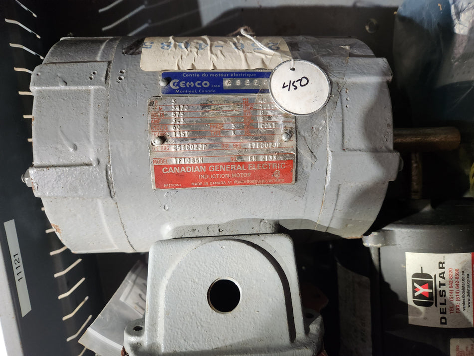 Explosion Proof 3 HP Electric Motor - Canadian GE